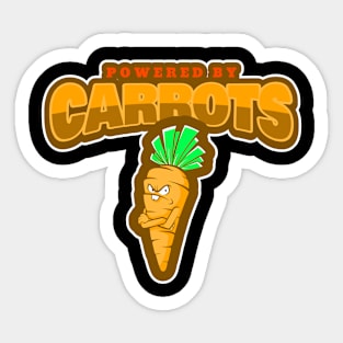 Powered By Carrots Sticker